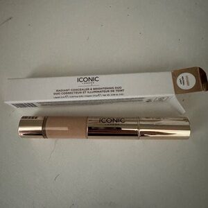 NIB ICONIC London Radiant Concealer & Brightening Duo - neutral-light